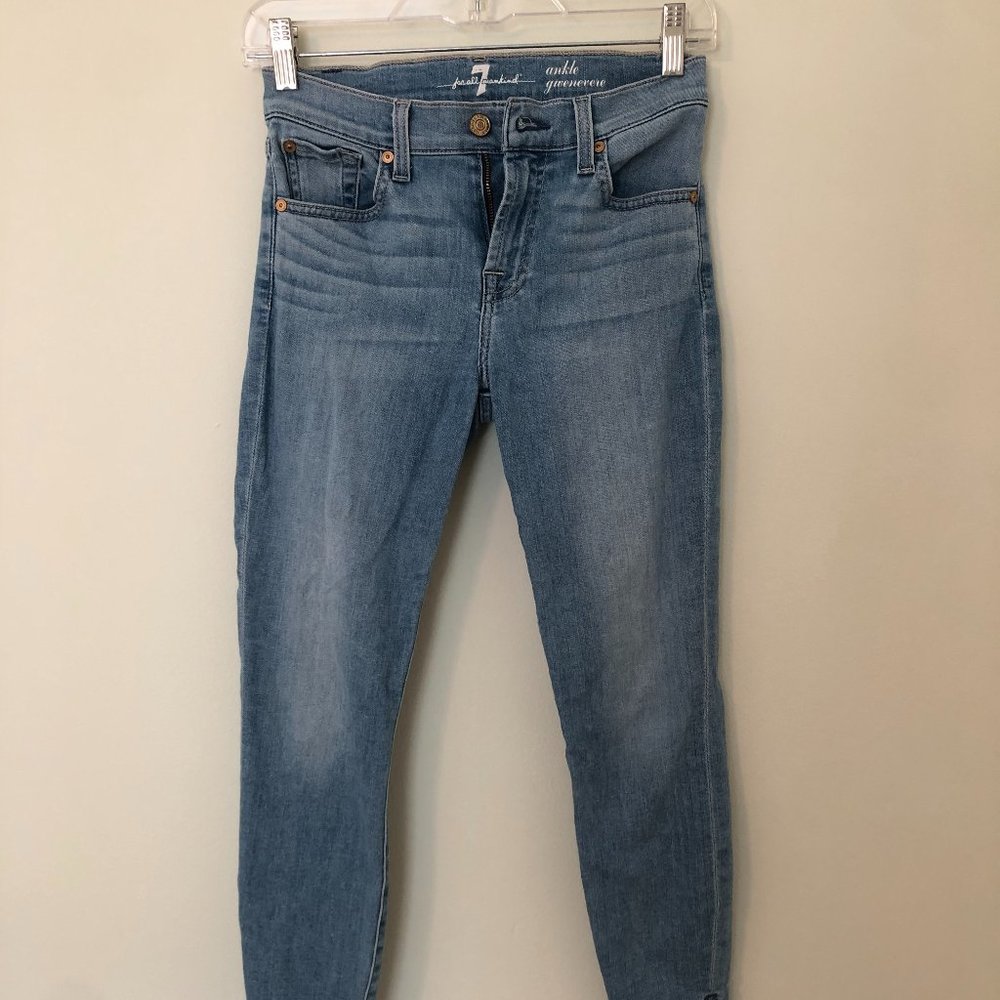 7 For All Mankind Ankle Straight Leg Jeans